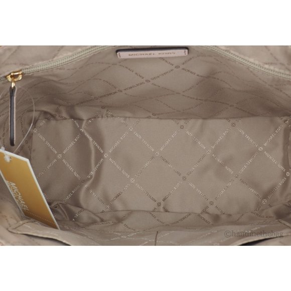 NWT Michael Kors Charlotte Ballet Signature PVC Large Top Zip Tote Shoulder Bag - Picture 8 of 9